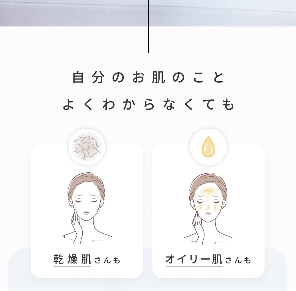 自分のお肌のことよくわからなくても