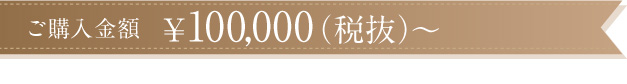 ご購入金額\100,000~