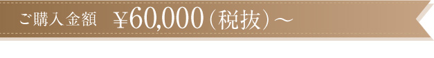 ご購入金額\60,000~